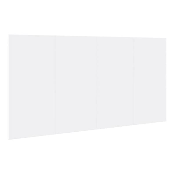 Sängynpääty yöpöydillä valkoinen 160 cm tekninen puu