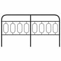 Miniatyrbillede 4 af 6: sengegavl 160 cm metal sort