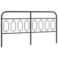 Miniatyrbillede 2 af 6: sengegavl 160 cm metal sort