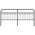 Pikkukuva 4 / 6: Metallinen sängynpääty musta 200 cm