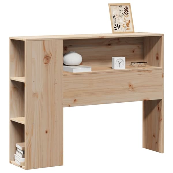 vidaXL Hodegavl med oppbevaring 100 cm heltre furu