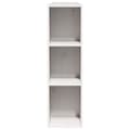 Miniatyrbilde 6 av 11: vidaXL Hodegavl med oppbevaring hvit 120 cm heltre furu