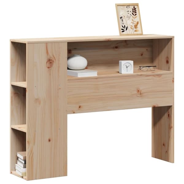 vidaXL Hodegavl med oppbevaring 90 cm heltre furu