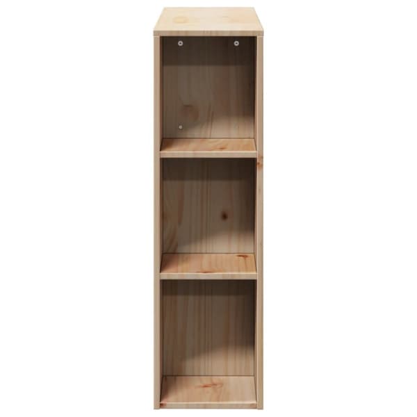 vidaXL Hodegavl med oppbevaring 90 cm heltre furu