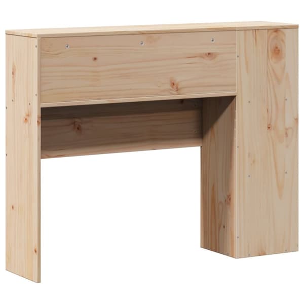 vidaXL Hodegavl med oppbevaring 90 cm heltre furu