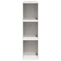 Miniatyrbilde 6 av 11: vidaXL Hodegavl med oppbevaring hvit 140 cm heltre furu