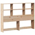 Miniatyrbilde 4 av 11: vidaXL Hodegavl med oppbevaring 120 cm heltre furu