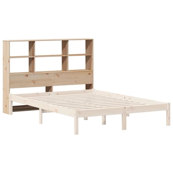 vidaXL Hodegavl med oppbevaring 120 cm heltre furu
