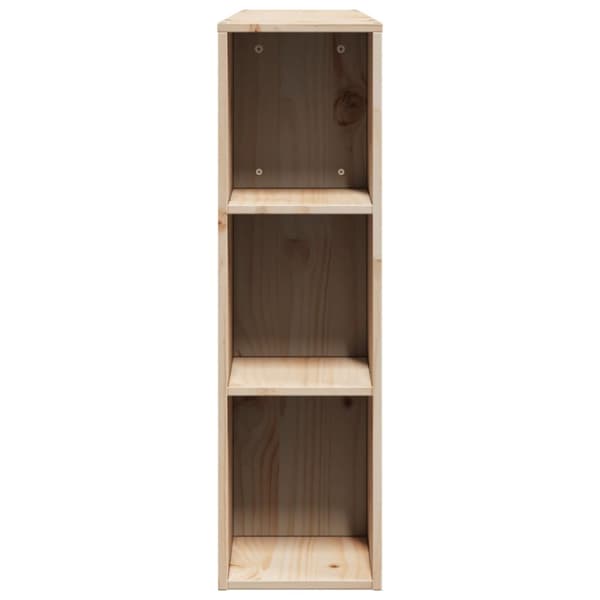 vidaXL Huvudgavel med förvaring 150 cm massiv furu