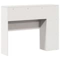 Miniatyrbilde 7 av 11: vidaXL Hodegavl med oppbevaring hvit 75 cm heltre furu