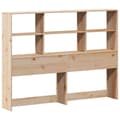 Miniatyrbilde 4 av 11: vidaXL Hodegavl med oppbevaring 160 cm heltre furu