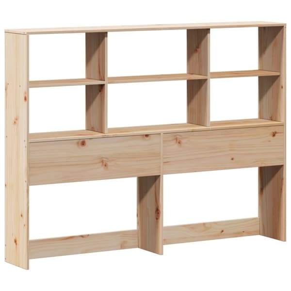 vidaXL Hodegavl med oppbevaring 160 cm heltre furu