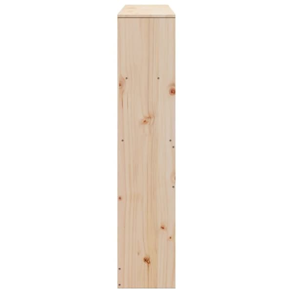 vidaXL Hodegavl med oppbevaring 160 cm heltre furu