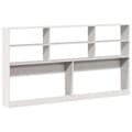 Miniatyrbilde 7 av 11: vidaXL Hodegavl med oppbevaring hvit 180 cm heltre furu