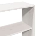 Miniatyrbilde 9 av 11: vidaXL Hodegavl med oppbevaring hvit 180 cm heltre furu