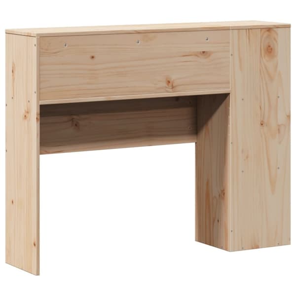 vidaXL Huvudgavel med förvaring 75 cm massiv furu