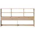 Miniatyrbilde 5 av 11: vidaXL Hodegavl med oppbevaring 180 cm heltre furu