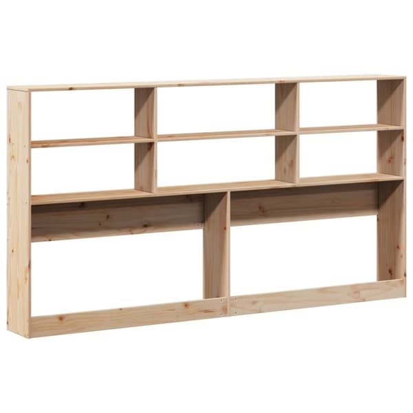 vidaXL Hodegavl med oppbevaring 180 cm heltre furu