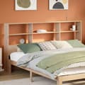 Miniatyrbilde 2 av 11: vidaXL Hodegavl med oppbevaring 180 cm heltre furu