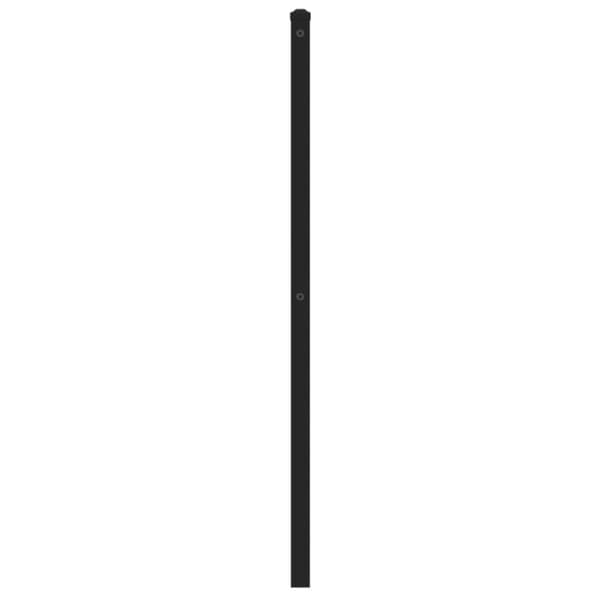 vidaXL Hodegavl sonoma eik 80 cm jern og konstruert tre