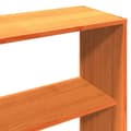 Miniatyrbilde 9 av 11: vidaXL Hodegavl med oppbevaring voksbrun 200 cm heltre furu