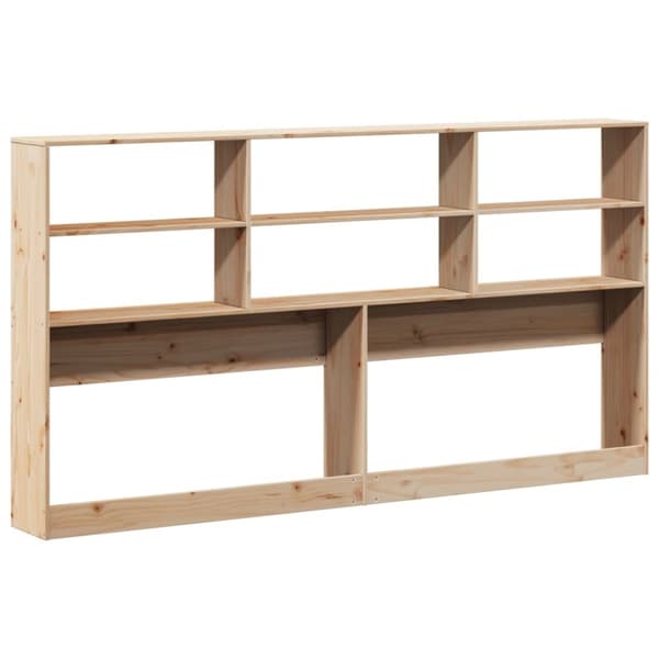 vidaXL Hodegavl med oppbevaring 200 cm heltre furu