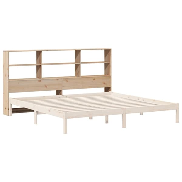 vidaXL Hodegavl med oppbevaring 200 cm heltre furu