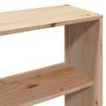 Miniatyrbilde 9 av 11: vidaXL Hodegavl med oppbevaring 200 cm heltre furu