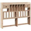 Miniatyrbilde 3 av 11: vidaXL Hodegavl med oppbevaring 150 cm heltre furu
