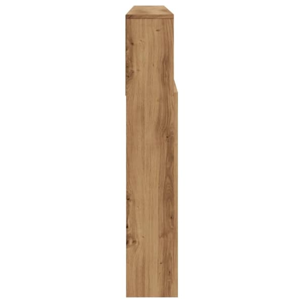 vidaXL sengegavl med opbevaring 102x29x143 cm konstrueret træ kunsttræ