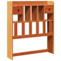 Miniatyrbilde 3 av 11: vidaXL Hodegavl med oppbevaring voksbrun 90 cm heltre furu