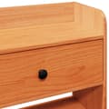 Miniatyrbilde 9 av 11: vidaXL Hodegavl med oppbevaring voksbrun 90 cm heltre furu
