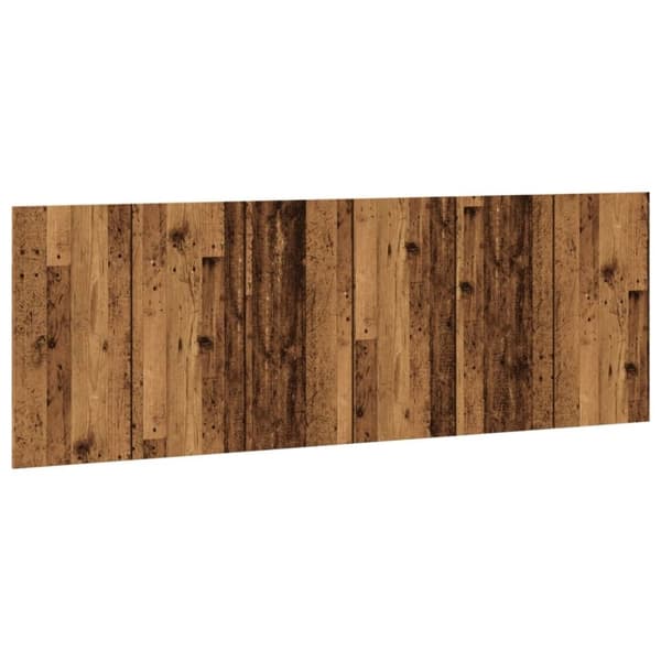 vidaXL Sängynpääty seinälle vanha puu 240x1,5x80 cm tekninen puu