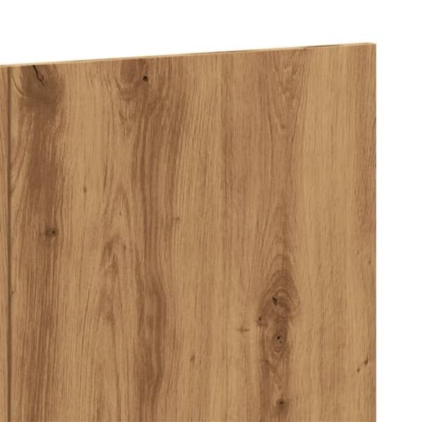 vidaXL sengegærde 240x1,5x80 cm konstrueret træ kunsteg