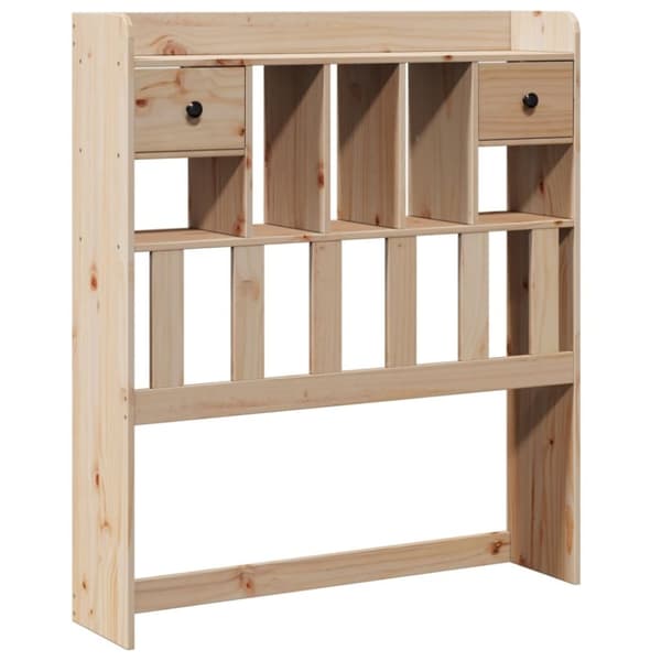 vidaXL Hodegavl med oppbevaring 100 cm heltre furu