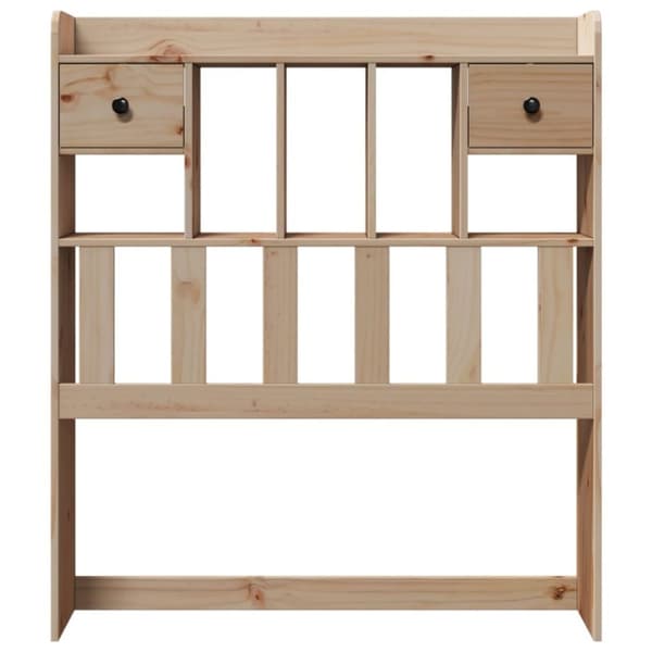 vidaXL Hodegavl med oppbevaring 100 cm heltre furu