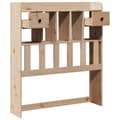 Miniatyrbilde 5 av 11: vidaXL Hodegavl med oppbevaring 100 cm heltre furu