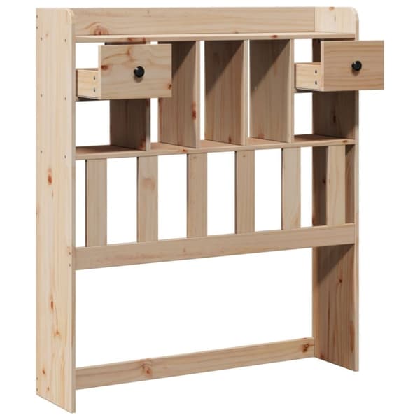 vidaXL Hodegavl med oppbevaring 100 cm heltre furu