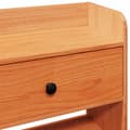 Miniatyrbilde 9 av 11: vidaXL Hodegavl med oppbevaring voksbrun 150 cm heltre furu