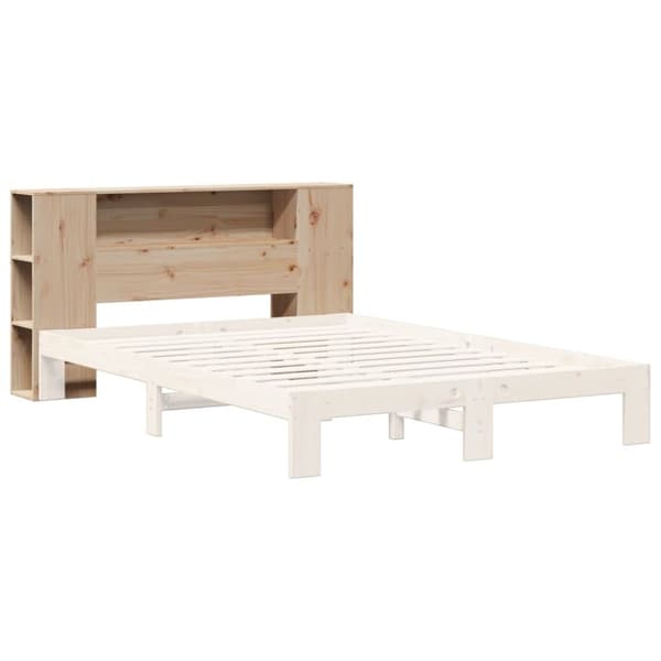 vidaXL Hodegavl med oppbevaring 160 cm heltre furu