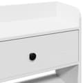 Miniatyrbilde 9 av 11: vidaXL Hodegavl med oppbevaring hvit 200 cm heltre furu