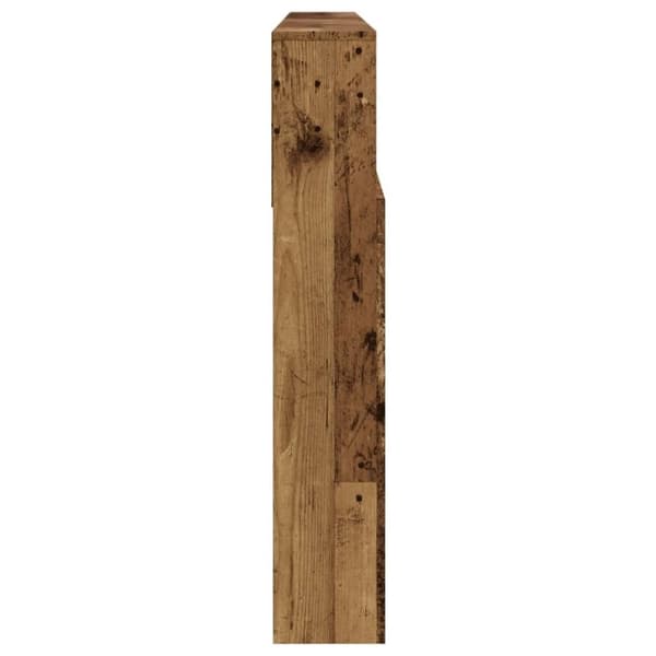 vidaXL Päätylevykaappi vanha puu 200x19x103,5 cm tekninen puu
