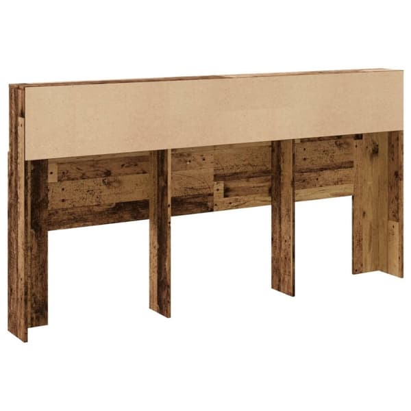 vidaXL Päätylevykaappi vanha puu 200x19x103,5 cm tekninen puu