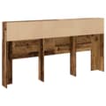 Pikkukuva 7 / 11: vidaXL Päätylevykaappi vanha puu 200x19x103,5 cm tekninen puu