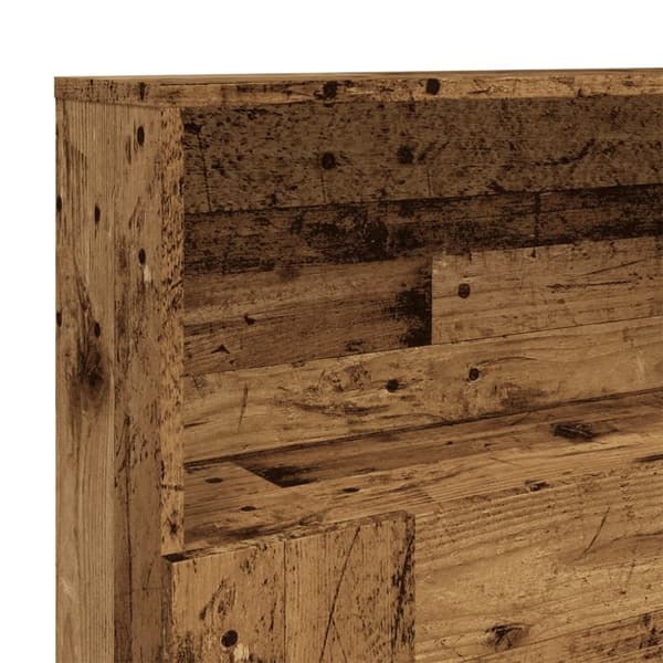 vidaXL Päätylevykaappi vanha puu 200x19x103,5 cm tekninen puu