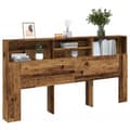 Pikkukuva 2 / 11: vidaXL Päätylevykaappi vanha puu 200x19x103,5 cm tekninen puu