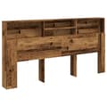 Pikkukuva 1 / 11: vidaXL Päätylevykaappi vanha puu 200x19x103,5 cm tekninen puu