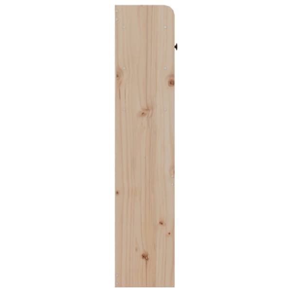vidaXL Hodegavl med oppbevaring 200 cm heltre furu