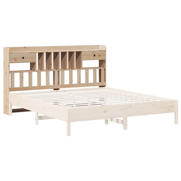 vidaXL Hodegavl med oppbevaring 200 cm heltre furu
