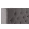 Miniatyrbillede 4 af 4: Sengegavl DKD Home Decor Grå Plastik 194 x 20 x 170 cm